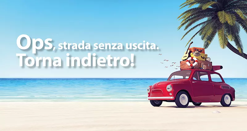 Pagina non trovata: Errore 404